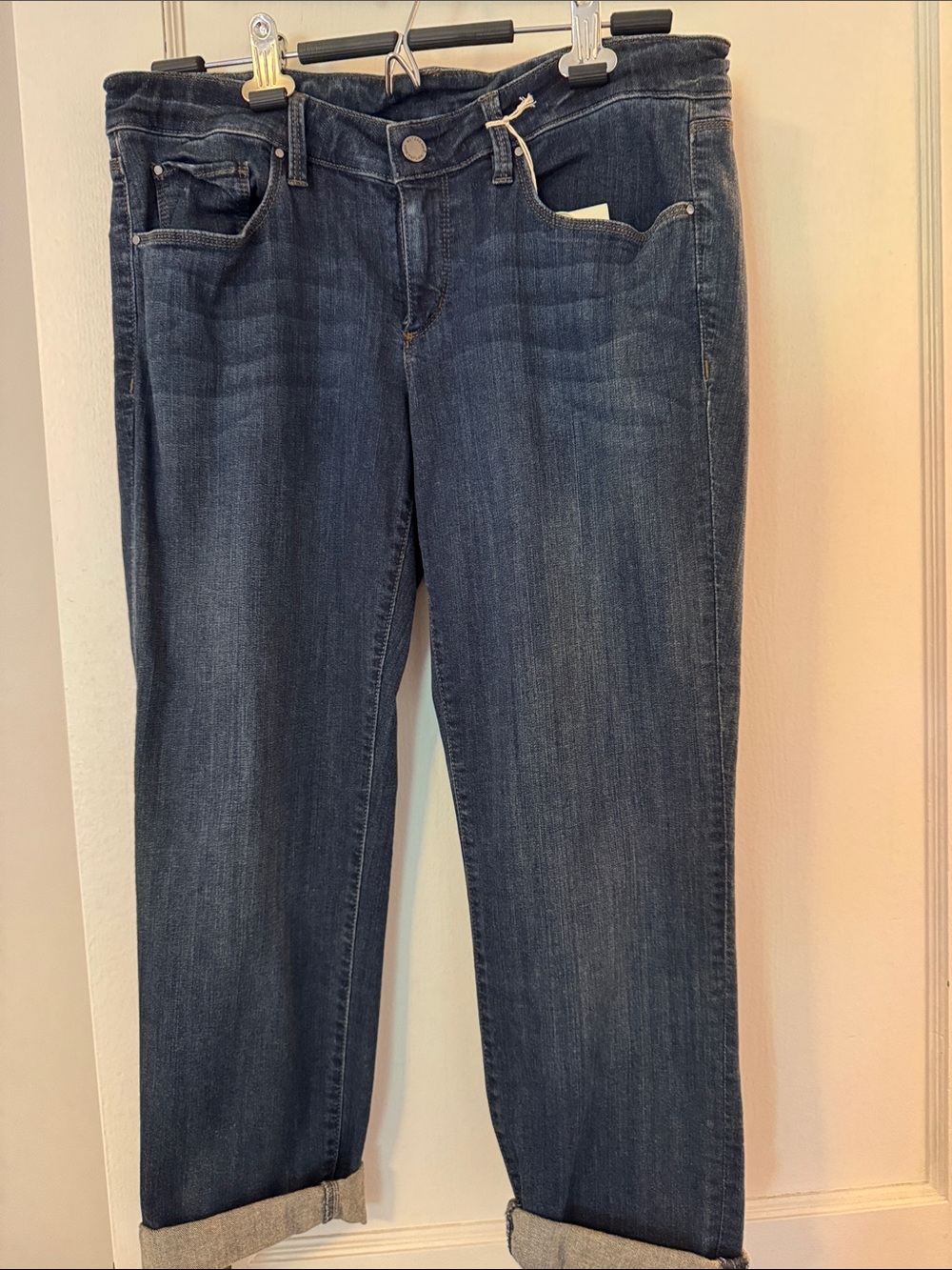 Ann Taylor Dark Blue Boyfriend Jeans